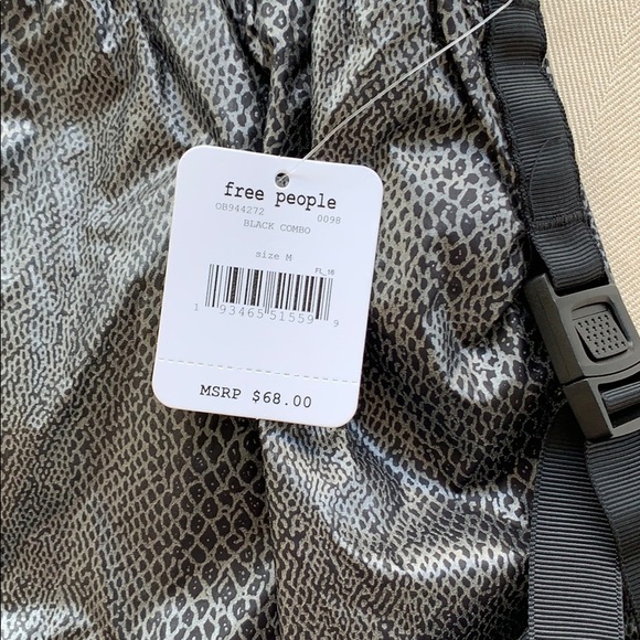 Free People Movement Snake Print Shorts NWT - Picture 10 of 11